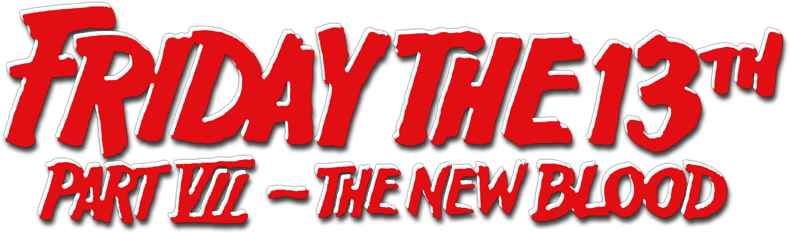 Friday The 13th Part Vii - Friday The 13th Part Vii The New Blood Logo (800x310), Png Download