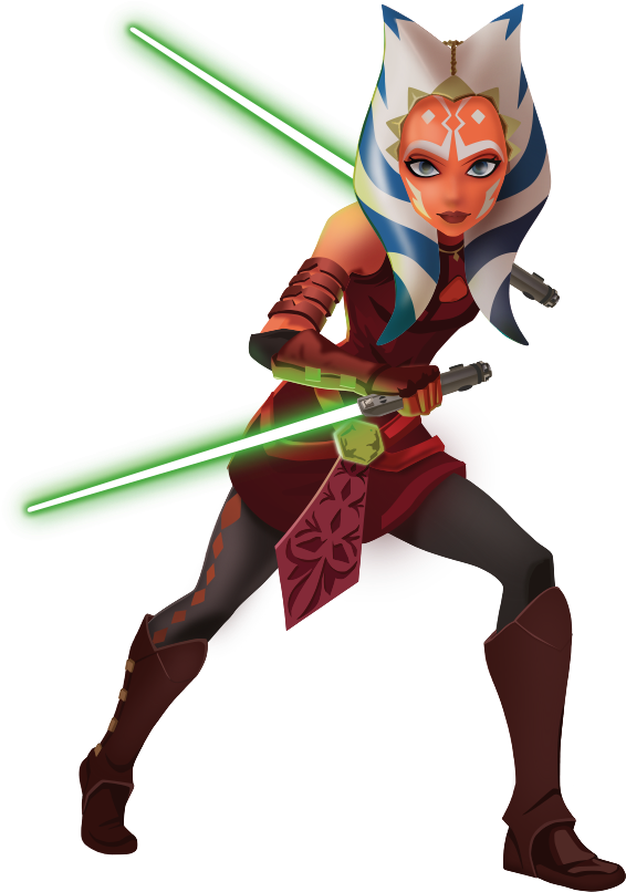 Forces Of Destiny Hasbro Art - Starwars Wallpaper Ahsoka (583x1007), Png Download