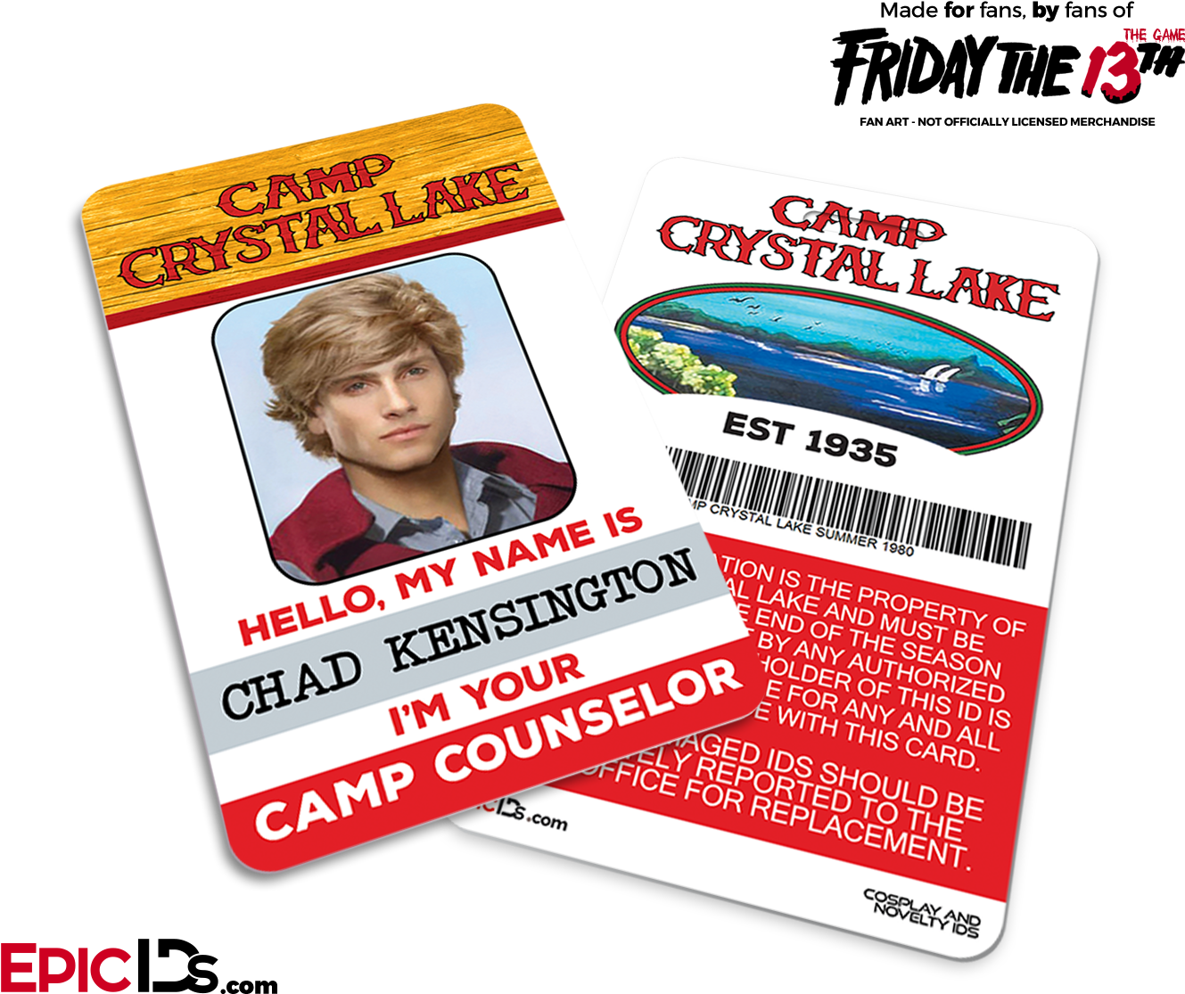 Camp Crystal Lake 'friday The 13th - Friday The 13 Th Aj Mason (1417x1181), Png Download