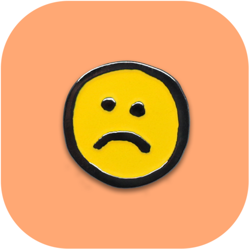 Frown Face - Frown (530x530), Png Download