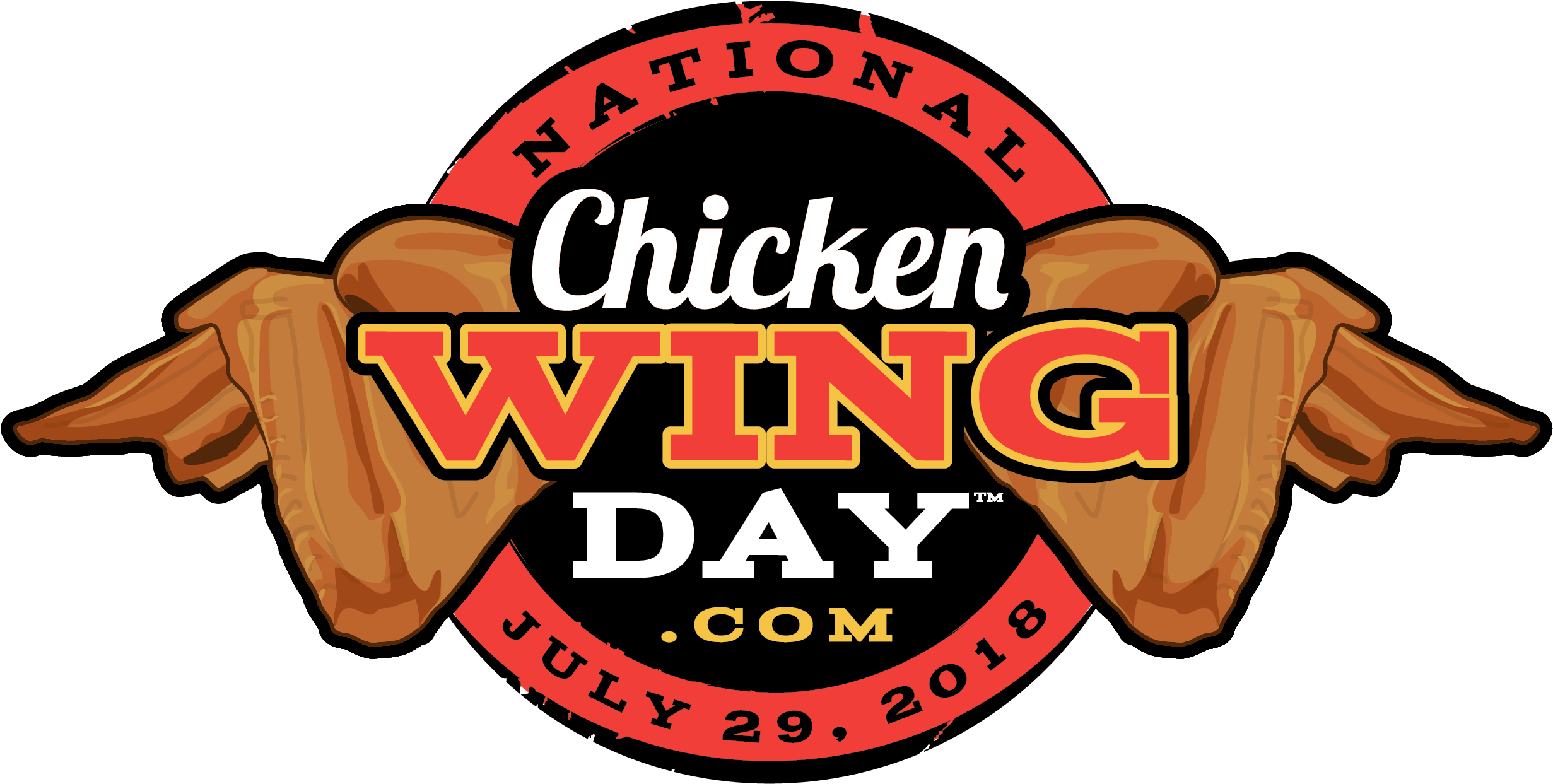 Partyexcuses Chickenwingday Mar18 V1-01 - National Wing Day 2018 (3300x2550), Png Download