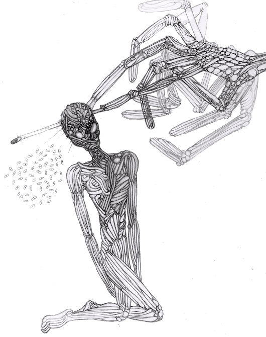 Smiling A Frown As I Lock Up The Wheels - Sketch (530x670), Png Download