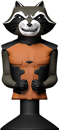 Rocket Raccoon (438x600), Png Download