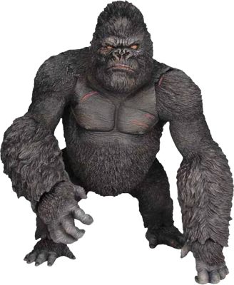 Background Gorilla - 12 King Kong Figure (328x400), Png Download