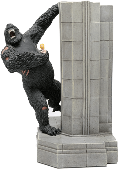 Weta Workshop Bookend - King Kong Png Empire State (400x559), Png Download
