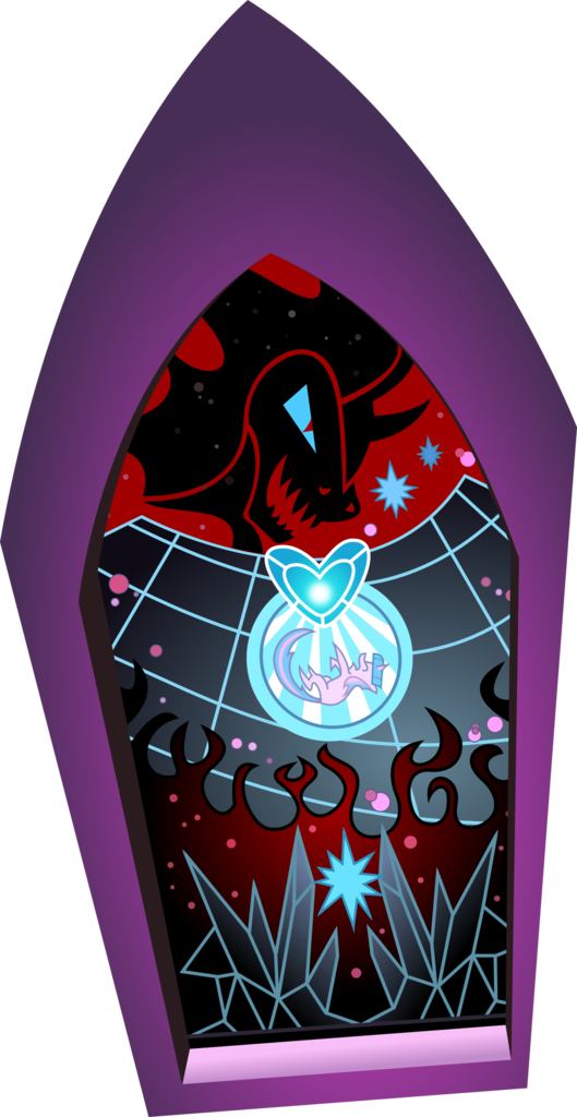 Vector Crystal Stained Glass - Mobile Phone (529x1024), Png Download