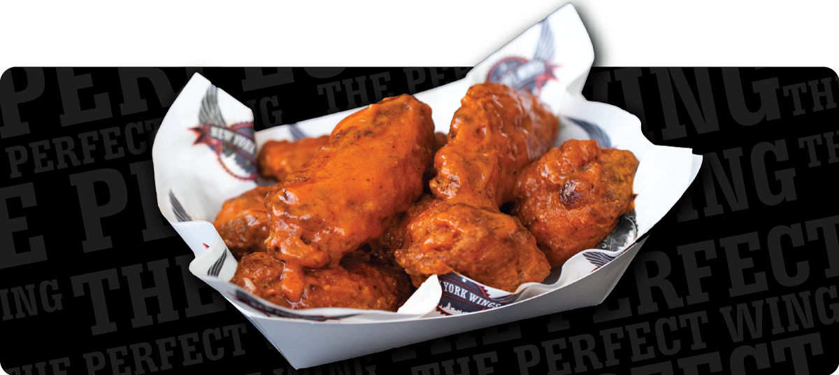 Authentic American Style Chicken Wings - New York City (1200x536), Png Download