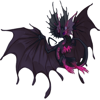 33752989 350 Baby Sombra Derg Boop - Crow Dragon (350x350), Png Download