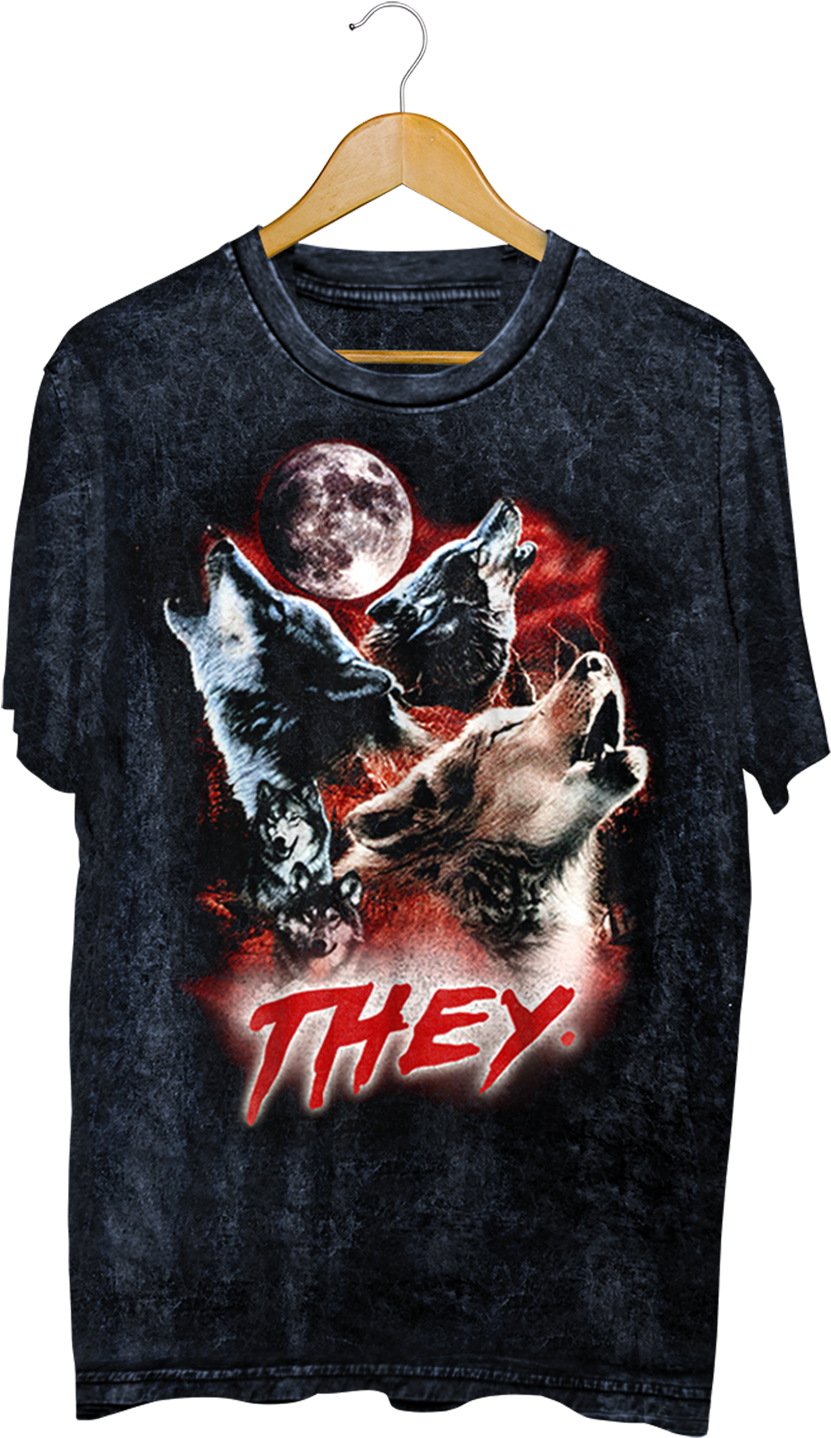 Howling Wolves Acid Wash - Beavis And Butthead Punks Shirt (1500x1500), Png Download