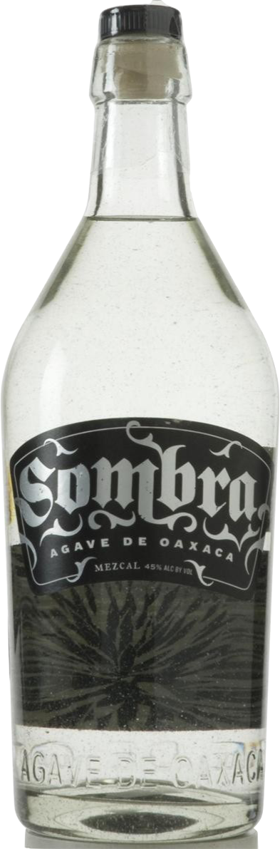 Sombra Sombra Mezcal - Sombra Agave De Oaxaca Mezcal - 750 Ml Bottle (393x1191), Png Download