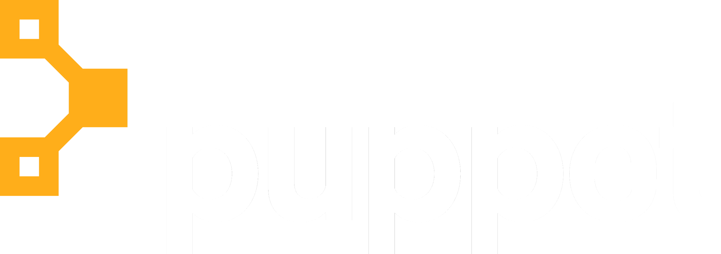 Logo For Puppet, Inc - Puppet Logo (2500x882), Png Download