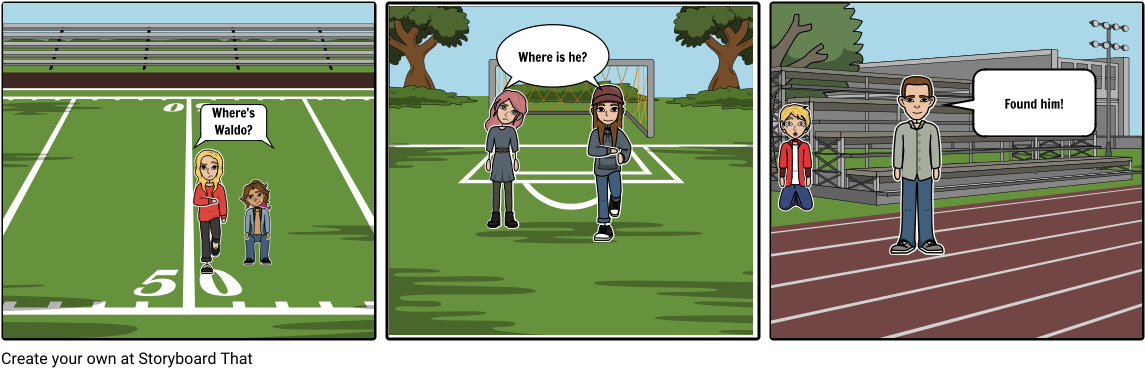 Waldo - School (1164x385), Png Download