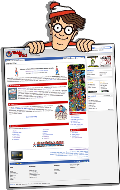 Waldowatcher-comic - Where's Wally (398x620), Png Download