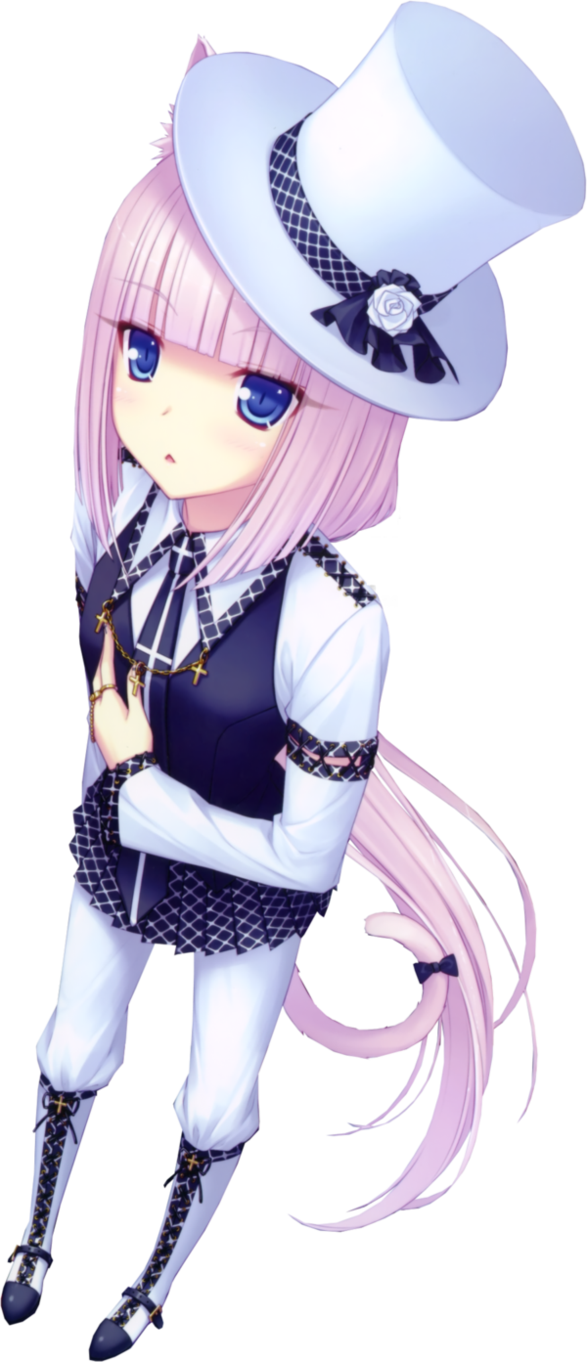 Sayori Neko Chocolate Witch Anime Png Sayori Neko Png - Sayori Neko Works (587x1362), Png Download