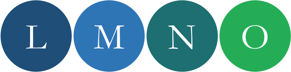 Lmno Circles - Portable Network Graphics (1000x276), Png Download