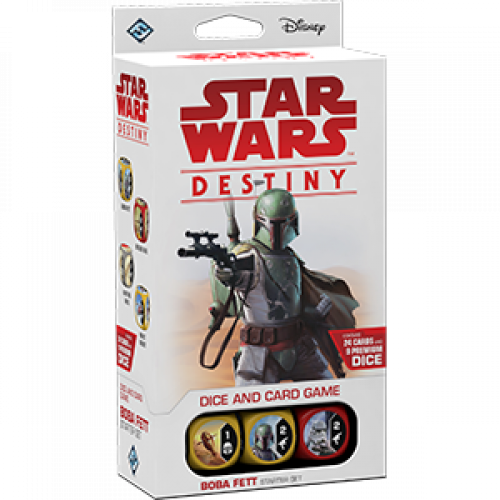 Star Wars Destiny - Star Wars Destiny Boba Fett Starter Set (500x500), Png Download