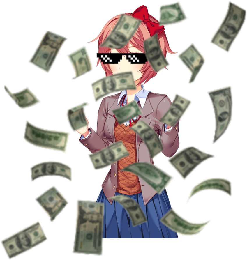 Flying Money Png (480x480), Png Download