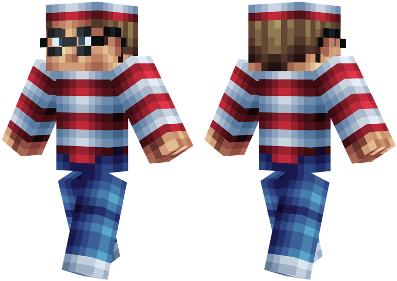 Waldo - Boss Steve Minecraft Skin (804x576), Png Download