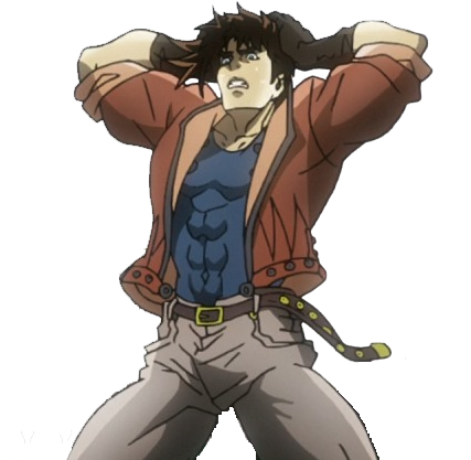 Joseph Joestar Funny Shit (434x435), Png Download