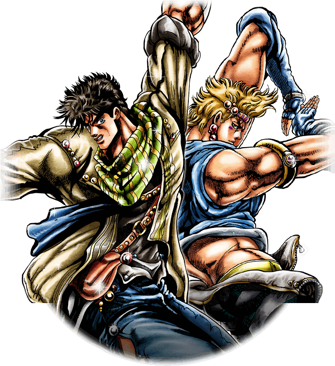 Unit Joseph Joestar And Caesar A - Jojo's Bizarre Adventure (720x800), Png Download