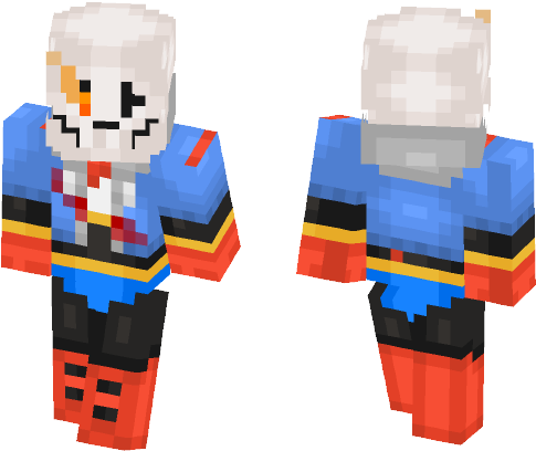 Disbelief Papyrus Undertale - Minecraft Skin John Wick (584x497), Png Download