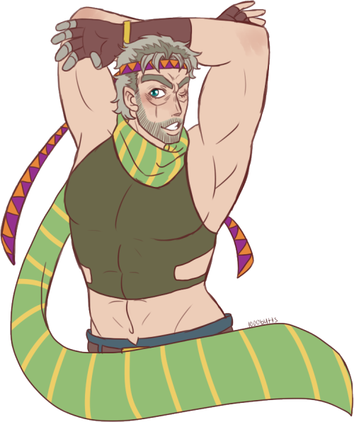Tags - - Joseph Joestar Foxy Grandpa (500x596), Png Download