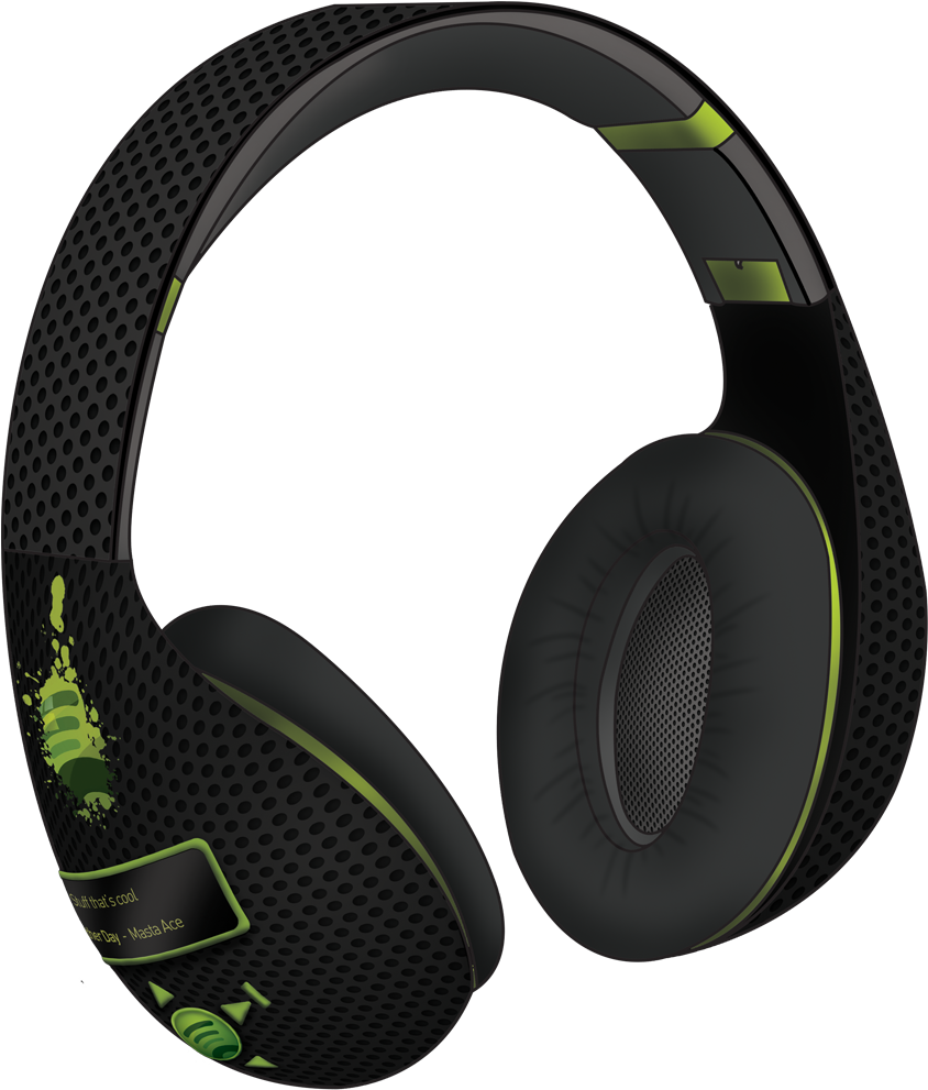 Clipart Headphones - Cool Headphones Transparent (850x1100), Png Download