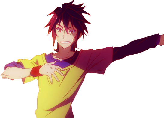 Sora No Game No Life Render - No Game No Life Render (700x394), Png Download