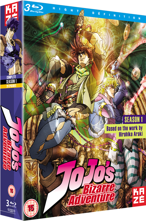 Jojo's Bizarre Adventure Has Been Serialised As A Manga - Jojo's Bizarre Adventure Blu Ray (530x795), Png Download