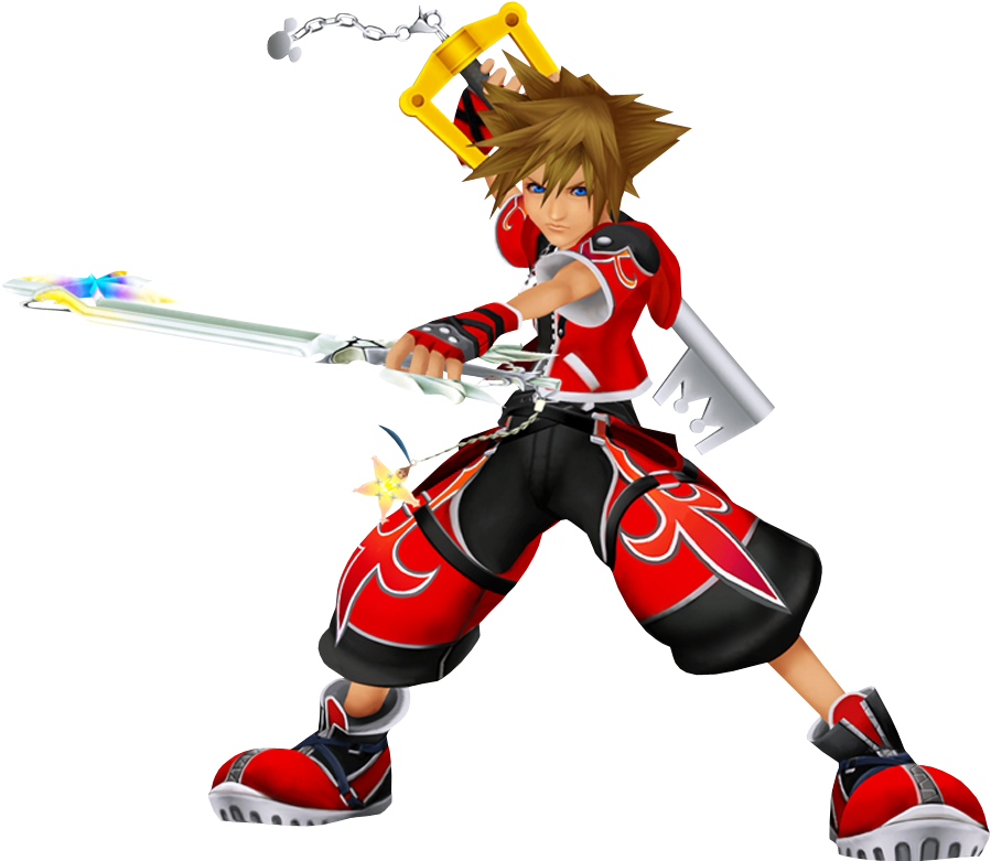 Wisdom Form - Kingdom Hearts Sora Red (980x860), Png Download