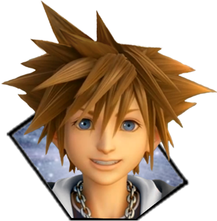 Kingdom Hearts Iii Should Be In Cg Kingdom Hearts Ii - Sora Kingdom Hearts Hair (428x442), Png Download