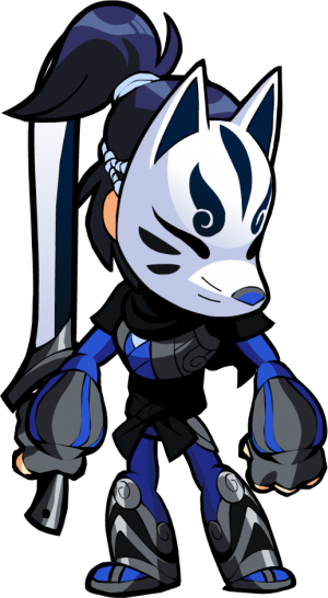 Conceptual Art, Concept Art - Hattori Brawlhalla (300x546), Png Download