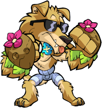 Look At This Cool Dog And His Cool Dog Shades - Mordex Brawlhalla (500x527), Png Download