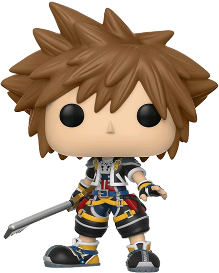 Sora Pop Vinyl Figure - Sora Kingdom Hearts Pop (600x600), Png Download