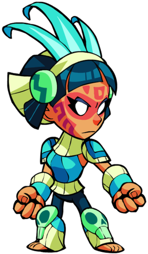Queen Nai - - Brawlhalla Queen Nai Skins (311x500), Png Download