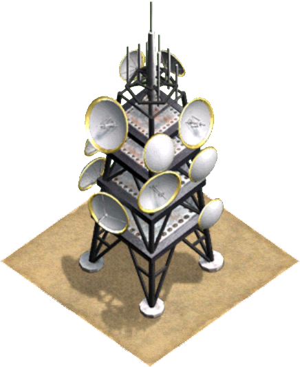 Radio Tower Lv9 - Christmas Tree (436x533), Png Download