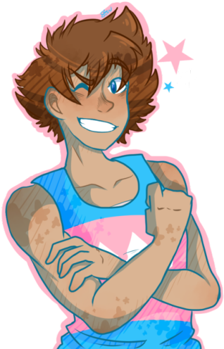 View Samegoogleiqdbsaucenao Trans Sora , - Anime Trans Boy Brown Hair (500x500), Png Download
