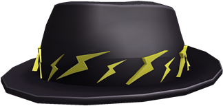 Sorcus' Lightning Fedora - Lightning Fedora (420x420), Png Download
