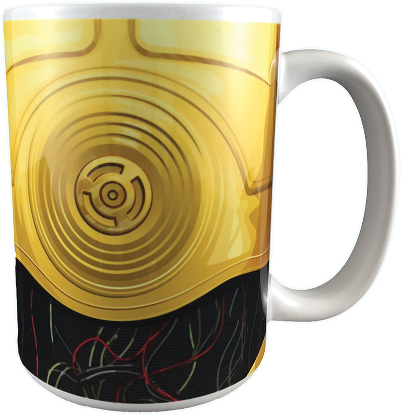 C3po Character Mug - Poster: Star Wars Minimalist C-3po (1000x1000), Png Download