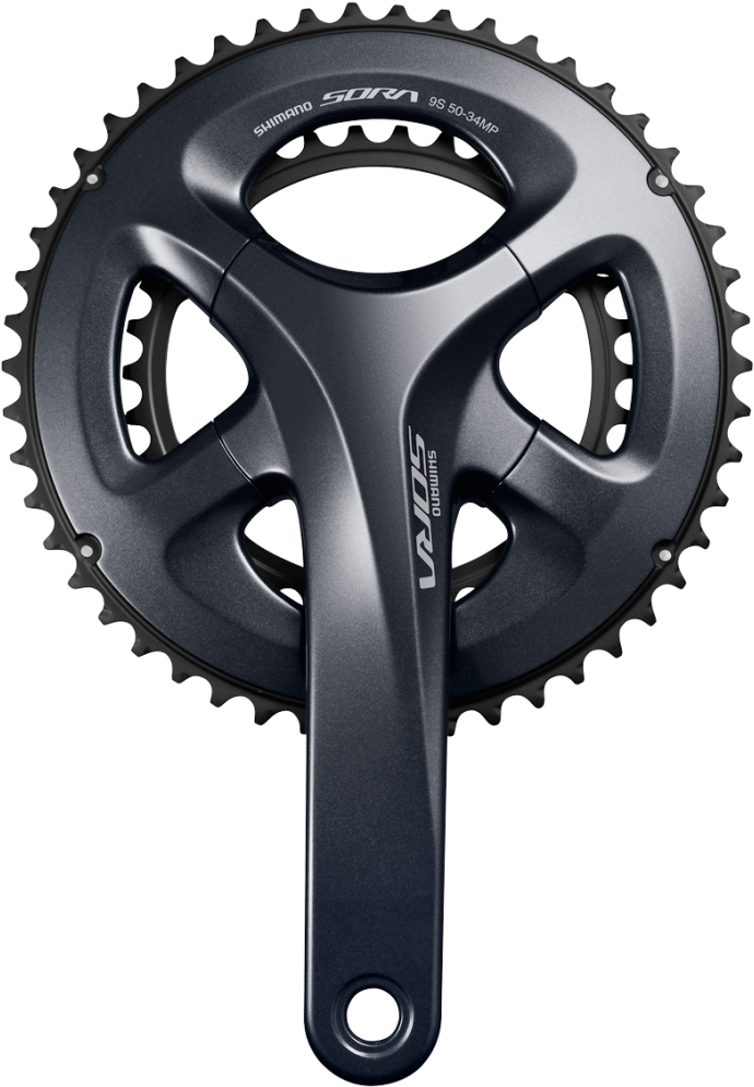 Shimano Sora R3000 4 Itok=bzv 92jb - Shimano Fc-r3000 Sora 9-speed 50/34 Compact Chainset (880x1323), Png Download