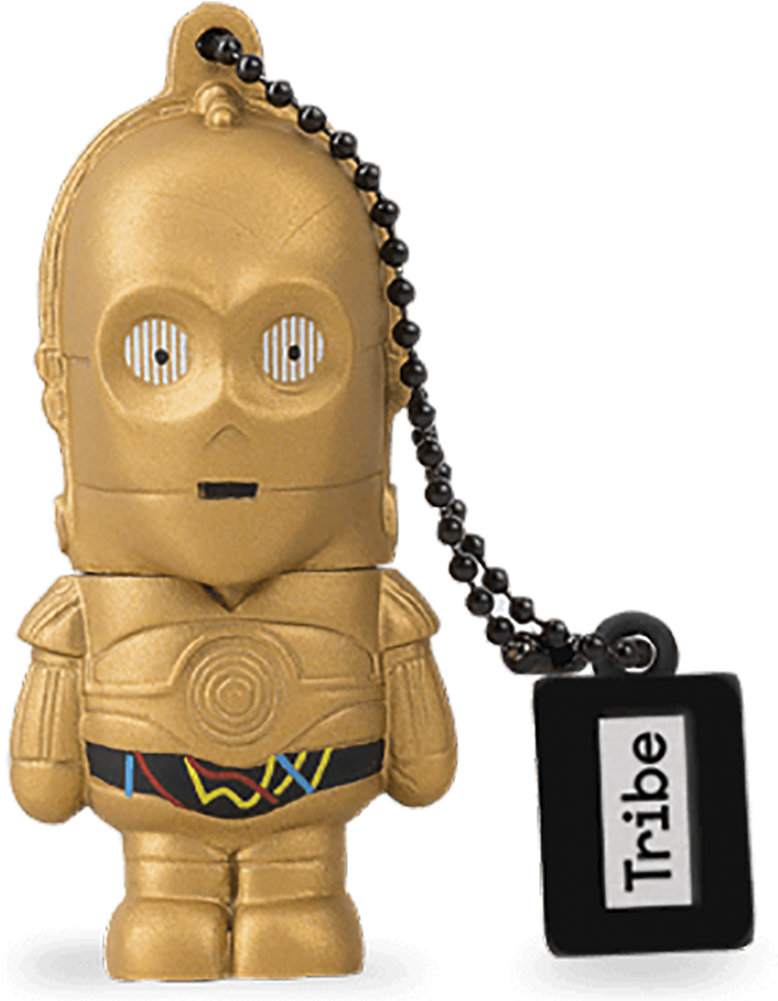 Tribe Star Wars C-3po Usb - 16gb (1000x1000), Png Download