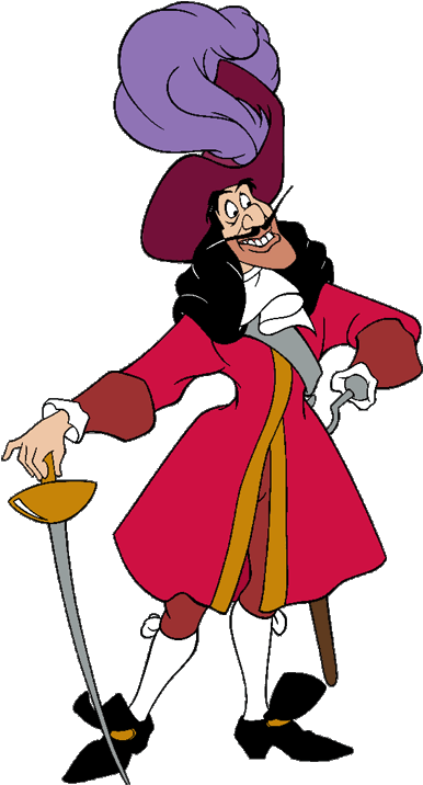 Captain Hook - Captain Hook Transparent (400x731), Png Download