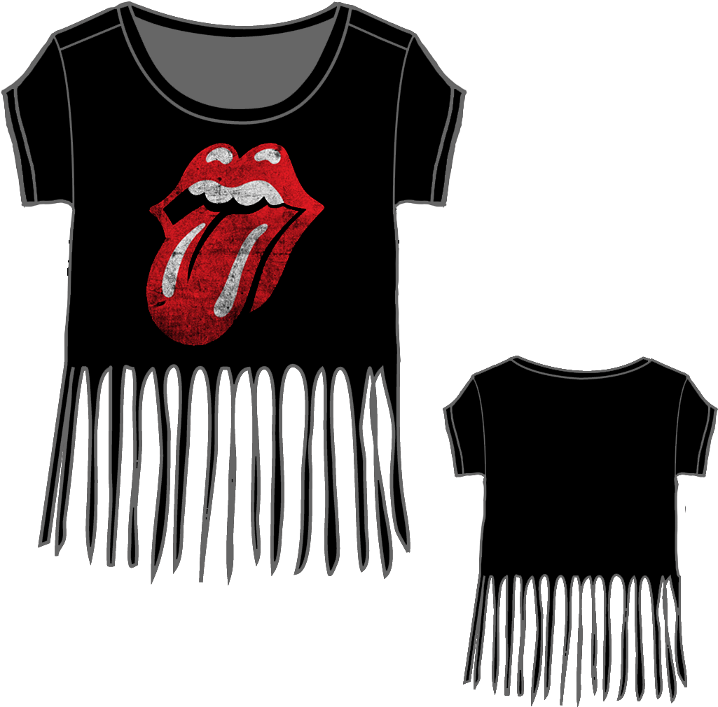Rolling Stones Distressed Tongue Logo - Rolling Stones (1100x1100), Png Download