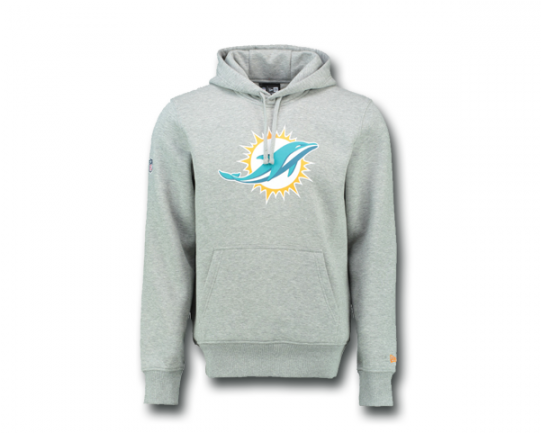 Miami Dolphins New Era Team Logo Hoodie - Mens (540x540), Png Download