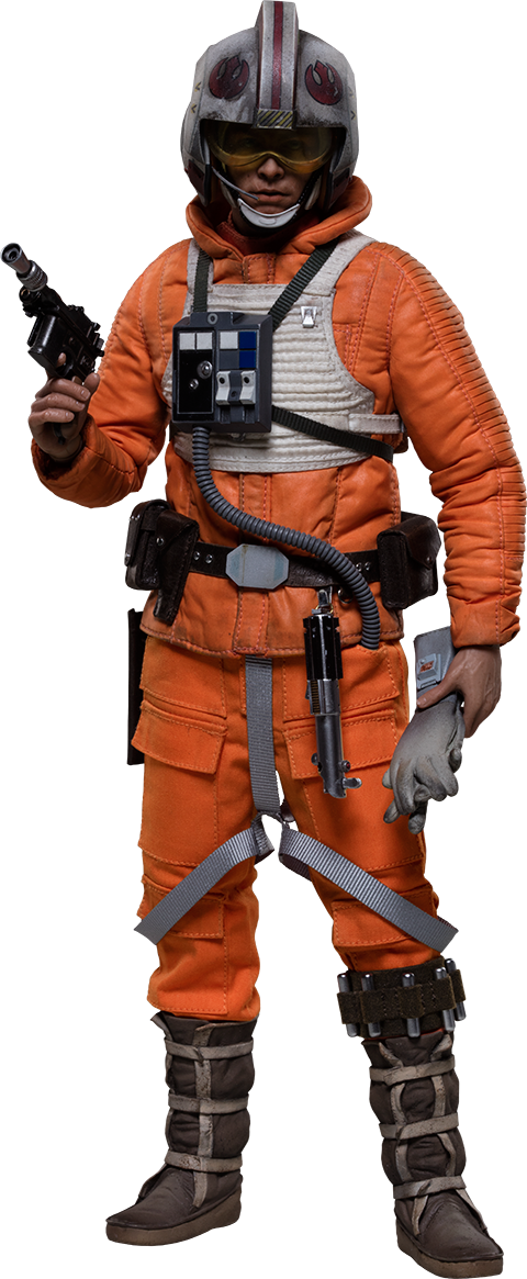 Luke Skywalker Rogue Group Snowspeeder Pilot (400x400), Png Download