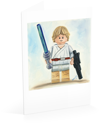 Luke Card - Luke Skywalker (480x480), Png Download
