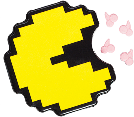 Pac Man Cherry Sours - Pac-man Candy Tin (500x500), Png Download