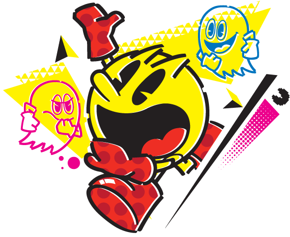 Key Features - Pac Man Stories (673x550), Png Download