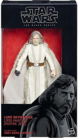 Star Wars The Last Jedi - Star Wars Black Series Luke Skywalker Jedi Master (600x600), Png Download
