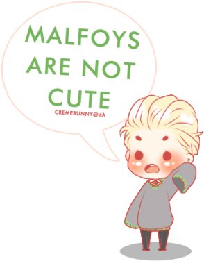 This Malfoy Is Cute Though - Cute Drarry Fan Art (500x448), Png Download